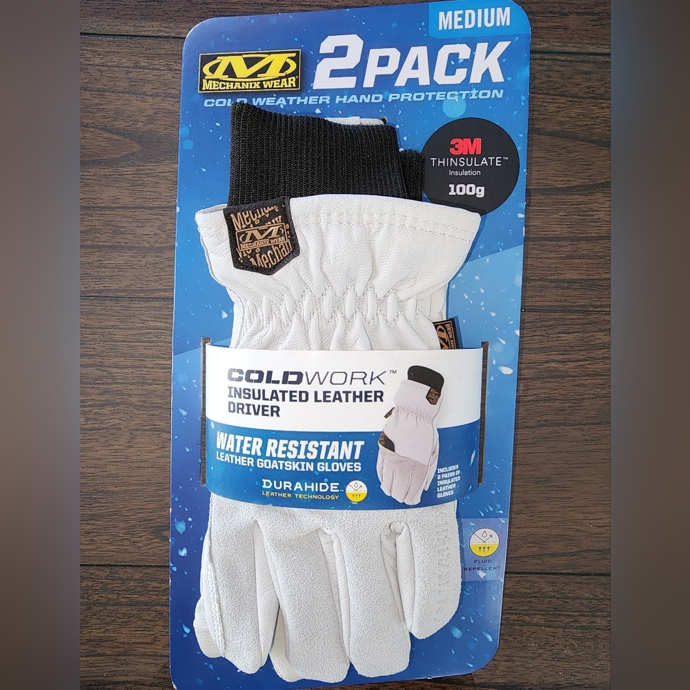 Mechanix Wear WINTER WORK GLOVES 2 PACK: COLDWORK"INSULATED LEATHER